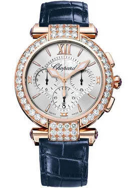 Chopard Imperiale Chronograph Diamond Mother of Pearl Dial Ladies Watch 384211-5003