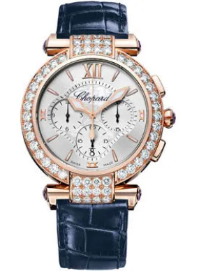 Chopard Imperiale Chronograph Diamond Mother of Pearl Dial Ladies Watch 384211-5003