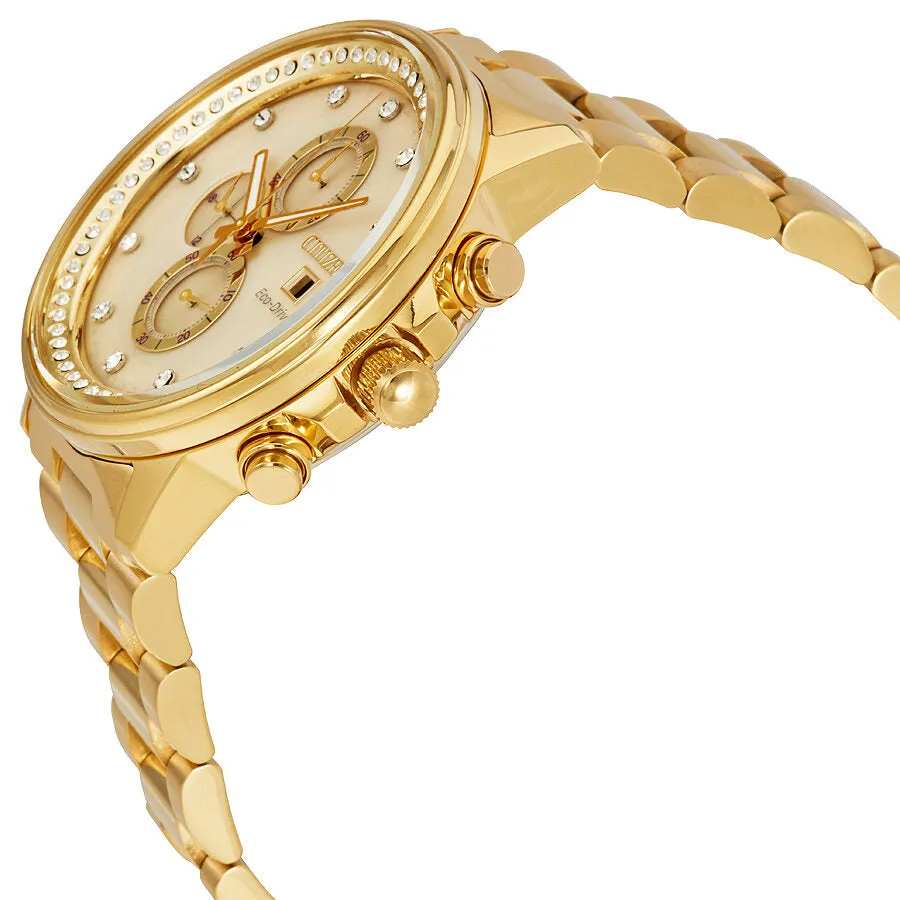 Citizen Nighthawk Eco-Drive Chamagne Dial Watch FB3002-53P