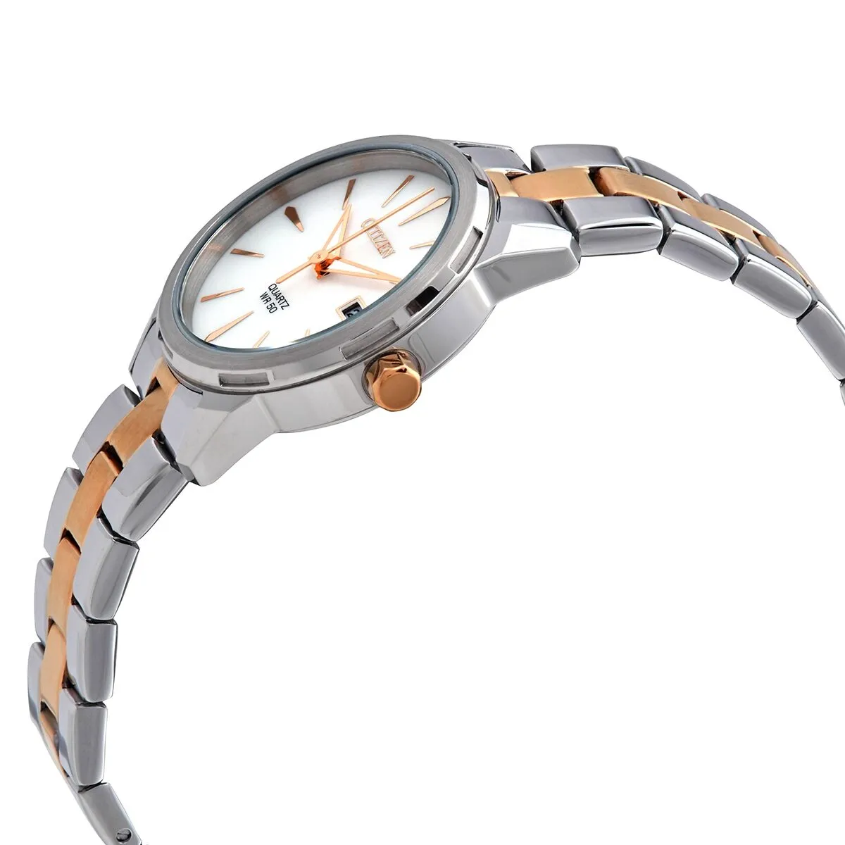 Citizen Quartz White Mother of Pearl Dial Ladies Watch EU6074-51D