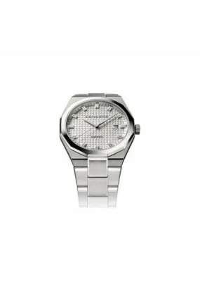 concord mariner quartz steel silver dial 41mm men's watch