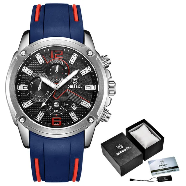 DIESSOL waterproof men's watch