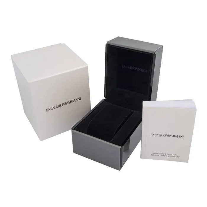 Emporio Armani Classic Leather Strap Men's Watch AR0154