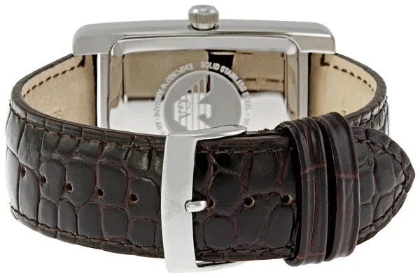 Emporio Armani Classic Leather Strap Men's Watch AR0154
