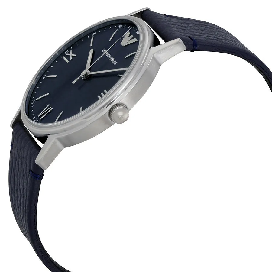 Emporio Armani Kappa Quartz Blue Dial Ladies Watch AR11012