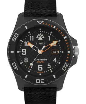 Expedition Freedive Ocean 46mm Recycled Fabric Strap Watch