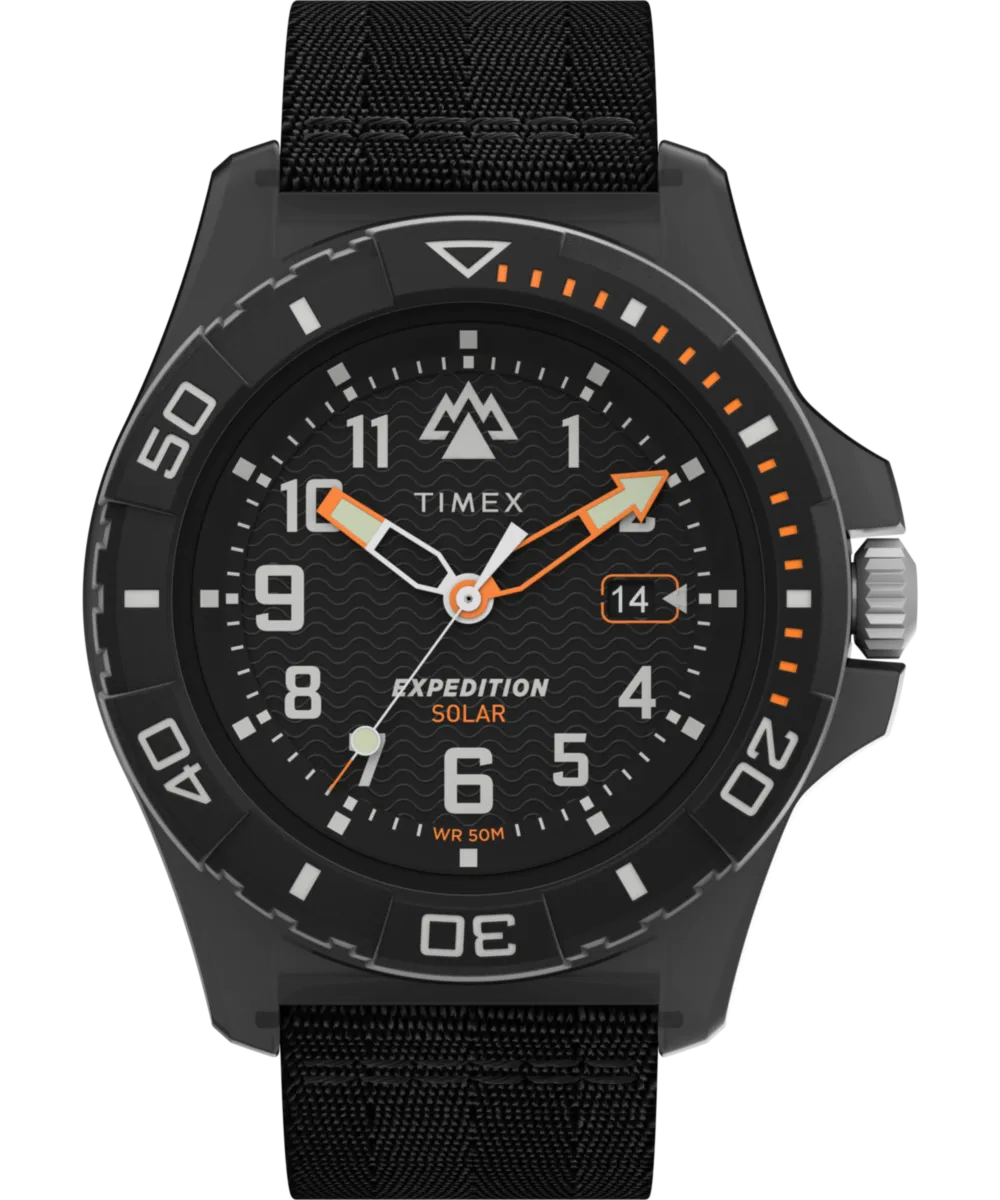 Expedition Freedive Ocean 46mm Recycled Fabric Strap Watch