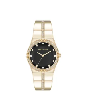 Faceted Crystal Bezel Watch