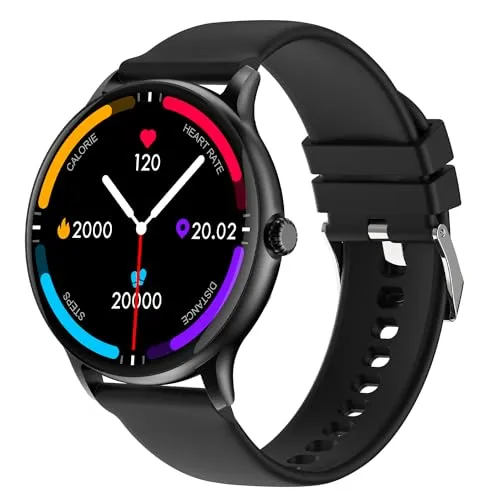 Fire-Boltt Phoenix Pro 1.39" Bluetooth Calling Smartwatch, AI Voice Assistant, Metal Body with 120  Sports Modes, SpO2, Heart Rate Monitoring (Black)