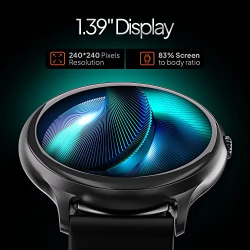Fire-Boltt Phoenix Pro 1.39" Bluetooth Calling Smartwatch, AI Voice Assistant, Metal Body with 120  Sports Modes, SpO2, Heart Rate Monitoring (Black)