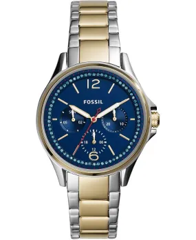 Fossil ES4920 Sade Two-Tone Stainless Steel Bracelet Women Watches Lexor Miami