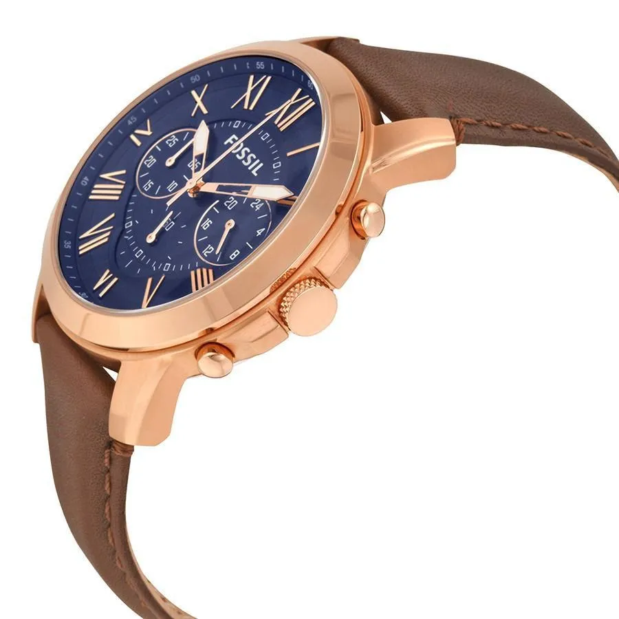 Fossil Grant Chronograph Blue Dial Men's Quartz Watch FS5068