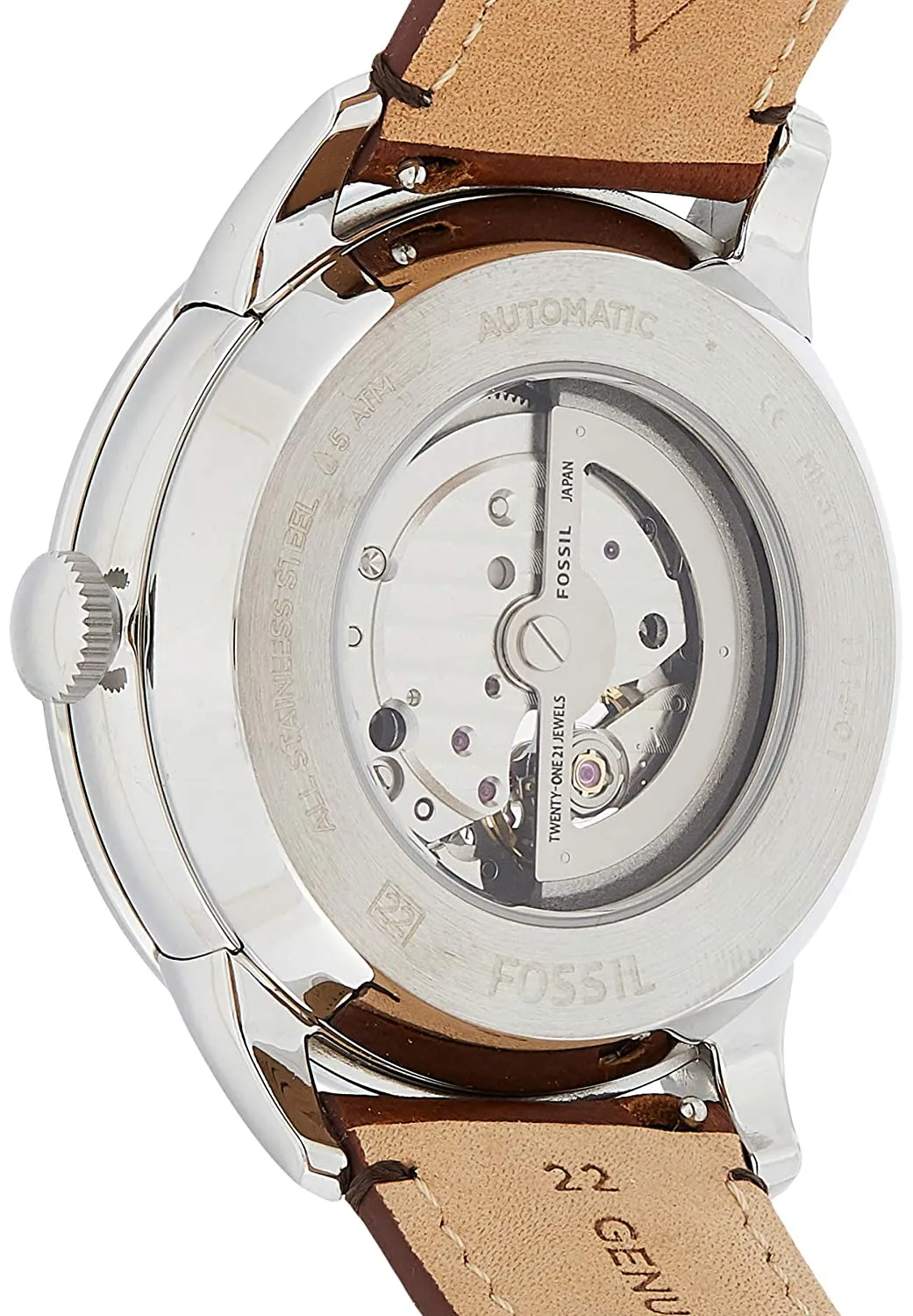 Fossil Townsman Automatic Blue Satin Dial Men's Watch ME3110