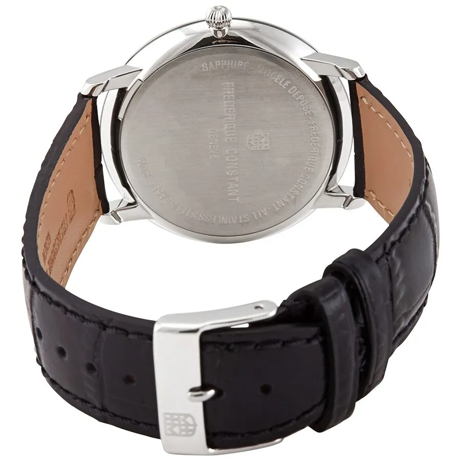 Frederique Constant Slimline Midsize Quartz White Dial Men's Watch FC-200RS5S36