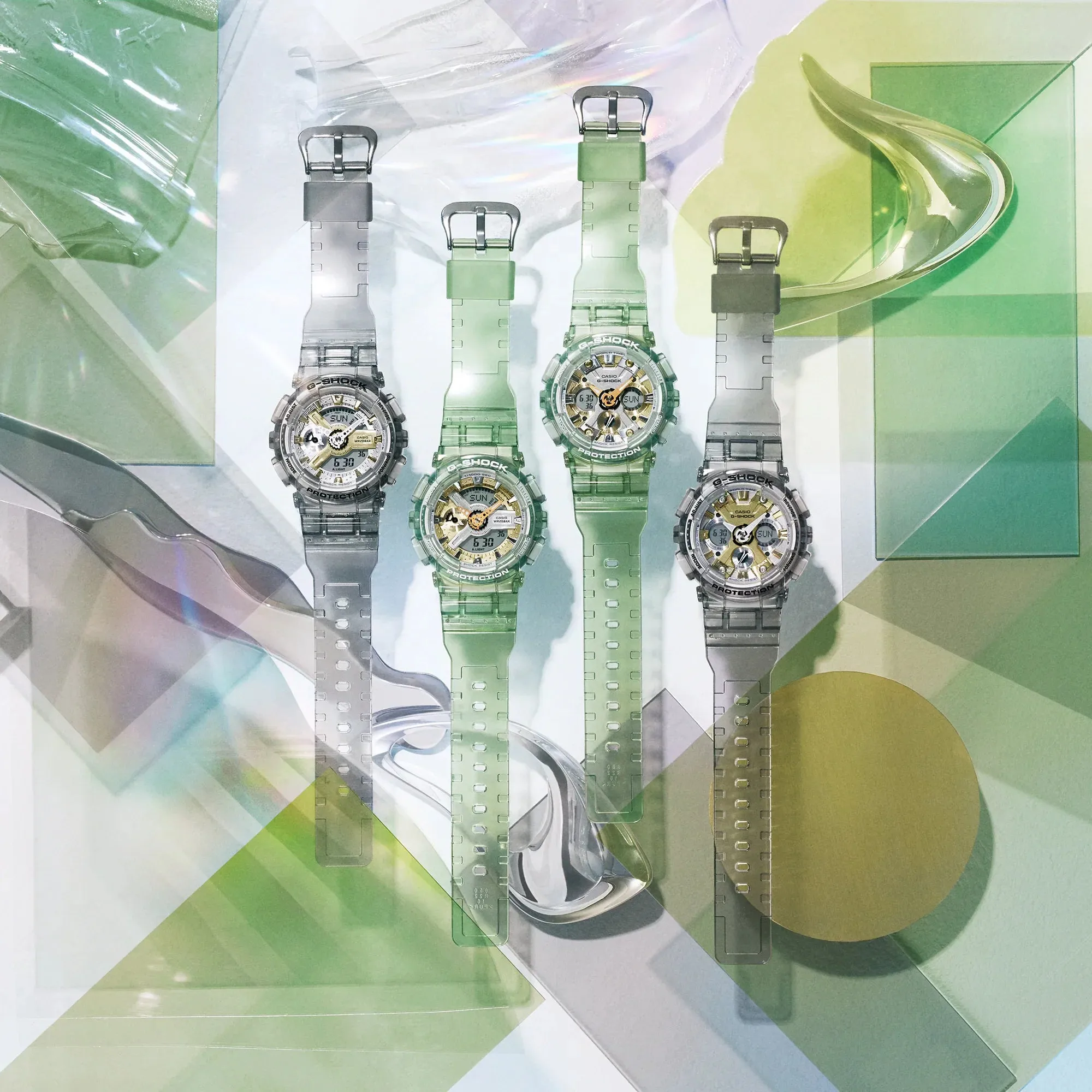 G Shock GMAS Skeleton Series GMAS110GS-8A