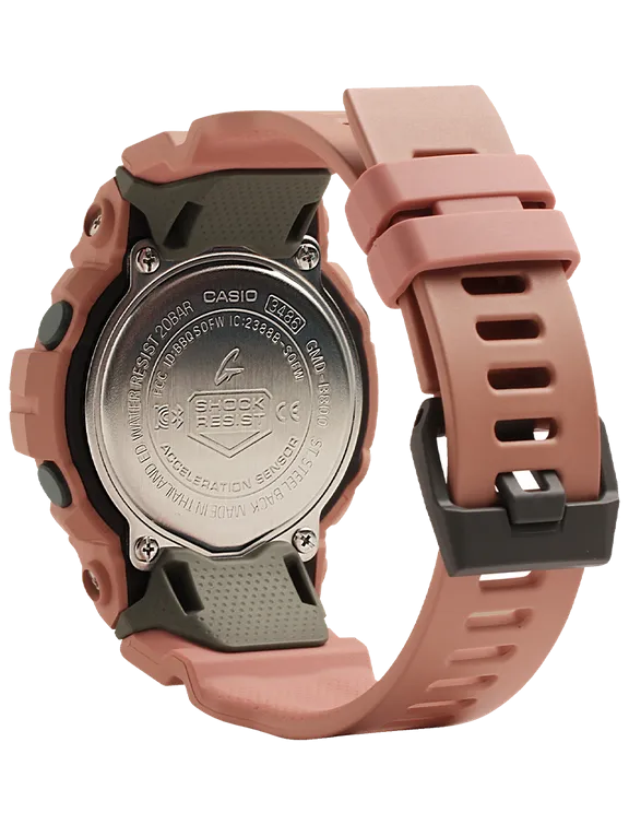 G-Shock GMDB800SU-4 Bluetooth Fitness Tracker Pink Resin Strap Unisex Watches