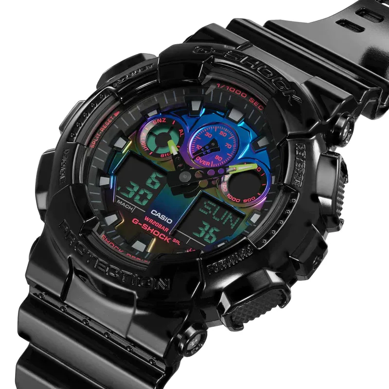 G-Shock Virtual Rainbow Series GA100RGB-1A/GA-100RGB-1A