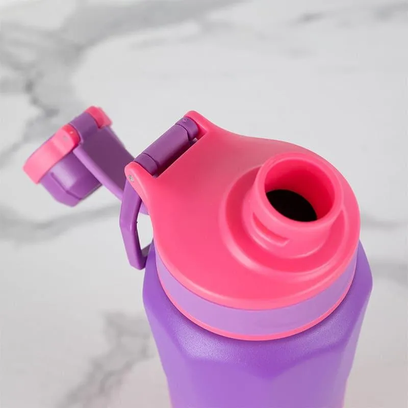 Gleam Craft 800 ML Hot & Cold Thermos Water Bottle (Pink & Green) - Set Of Two
