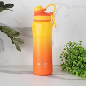 Gleam Craft Hot & Cold Thermos Water Bottle (Yellow & Orange) - 800 ML
