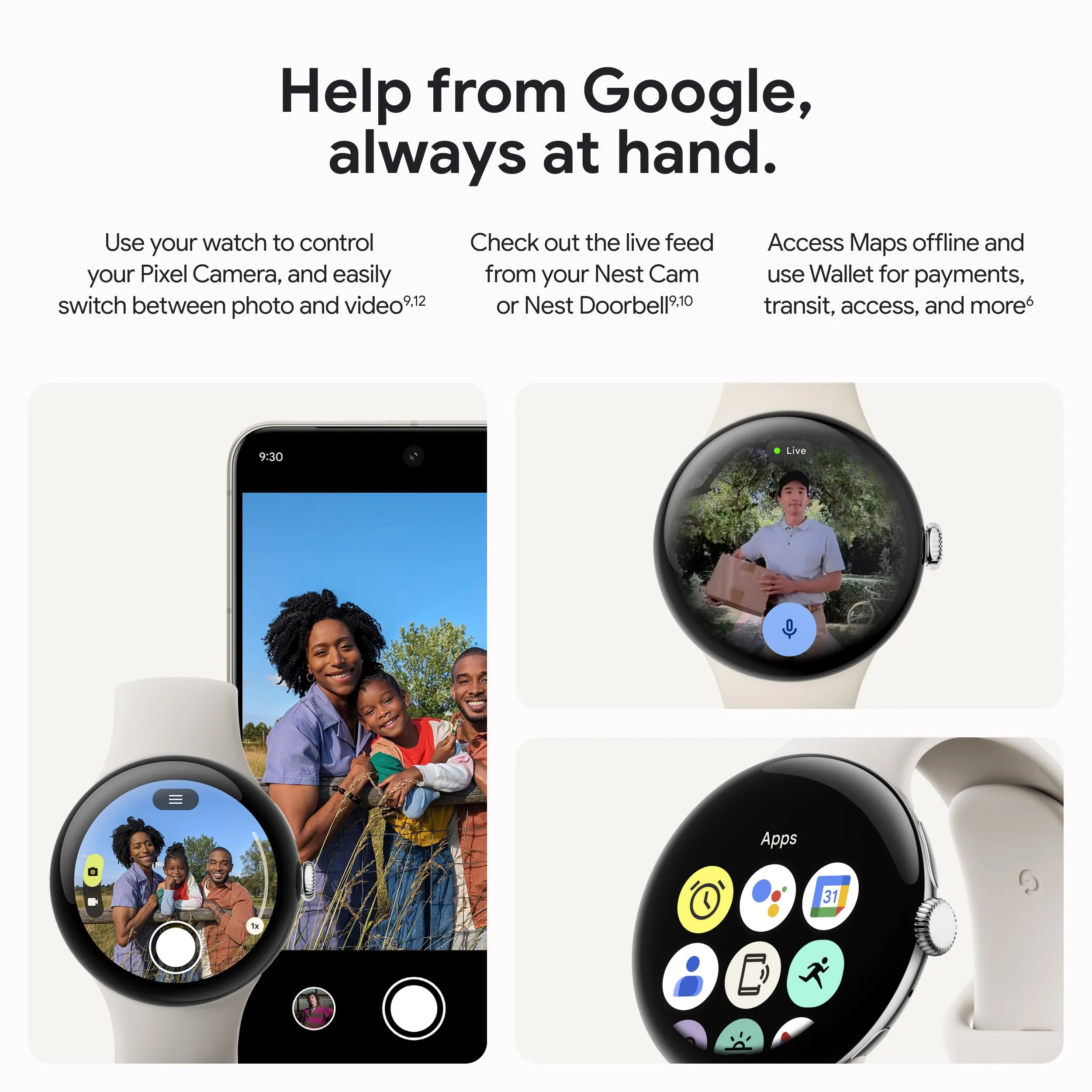 Google Pixel Watch 3 (41mm) Latest Model - Android Smartwatch, Heart Rate Tracking, Fitbit Advanced Running, Fitness Insights, 24-Hour Battery - Matte Black Aluminum Case - Obsidian Band - Wi-Fi
