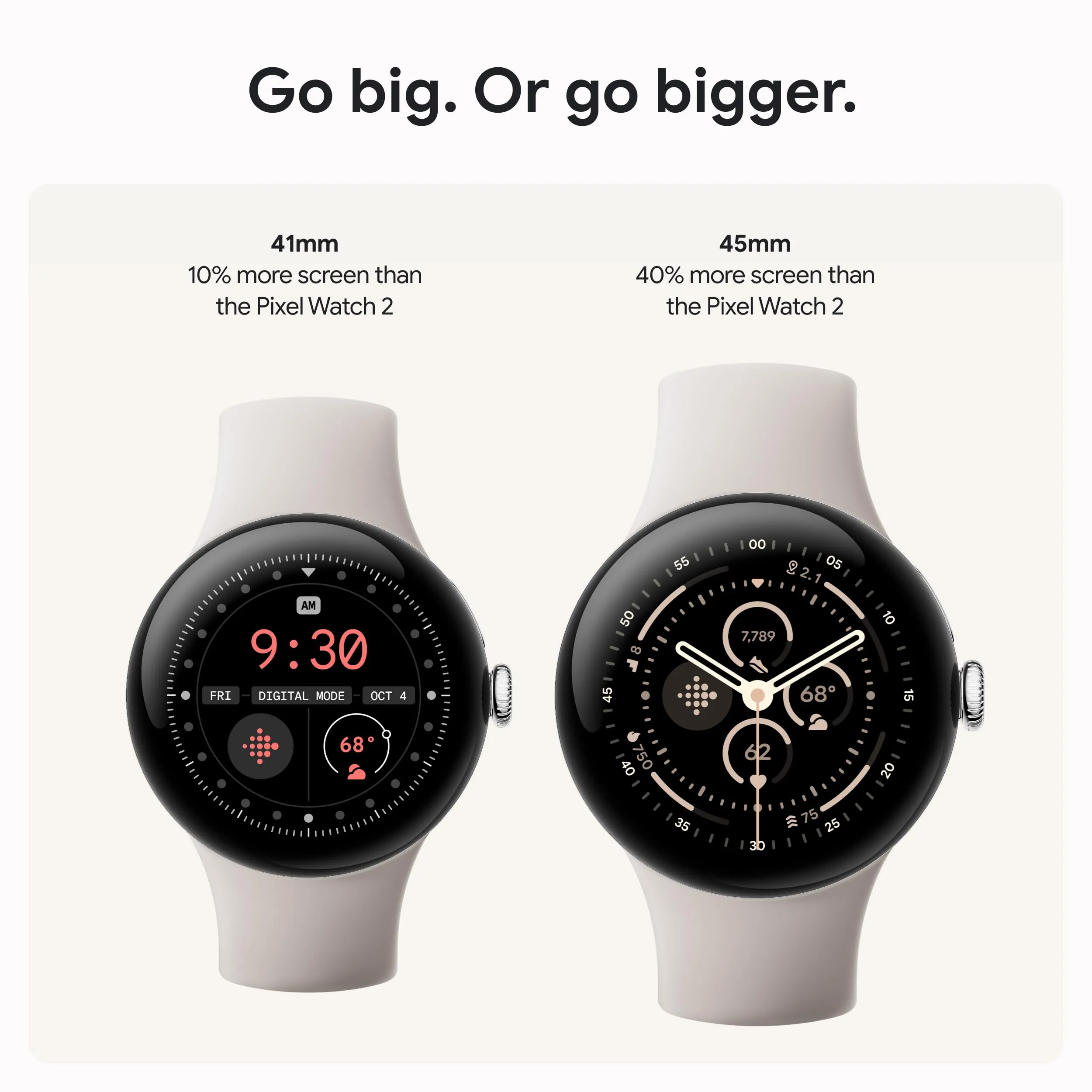 Google Pixel Watch 3 (41mm) Latest Model - Android Smartwatch, Heart Rate Tracking, Fitbit Advanced Running, Fitness Insights, 24-Hour Battery - Matte Black Aluminum Case - Obsidian Band - Wi-Fi