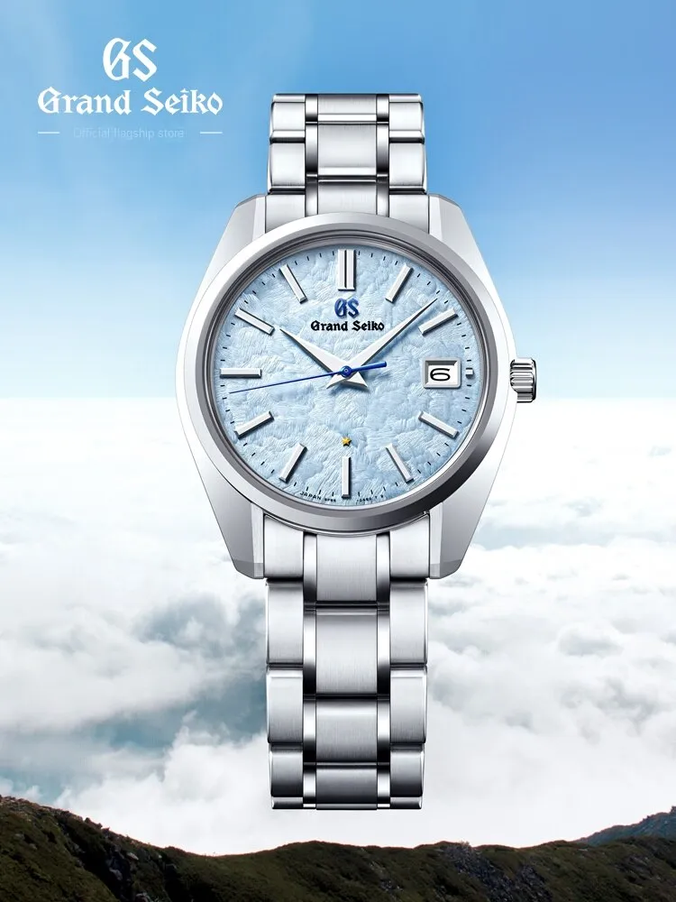 GrandSeiko [New product] GrandSeiko crown blue lion Grand Seiko gs limited edition quartz back transparent watch male SBGP017G