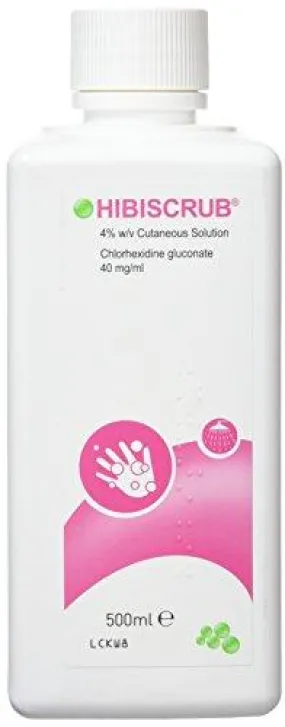 HiBiScrub Skin Wash - Antimicrobal Skin Cleanser 500ml