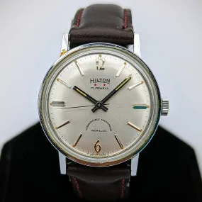 HILTON Manual Wristwatch 17 Jewels Cal. AS 1950 Swiss Vintage Watch 1960's