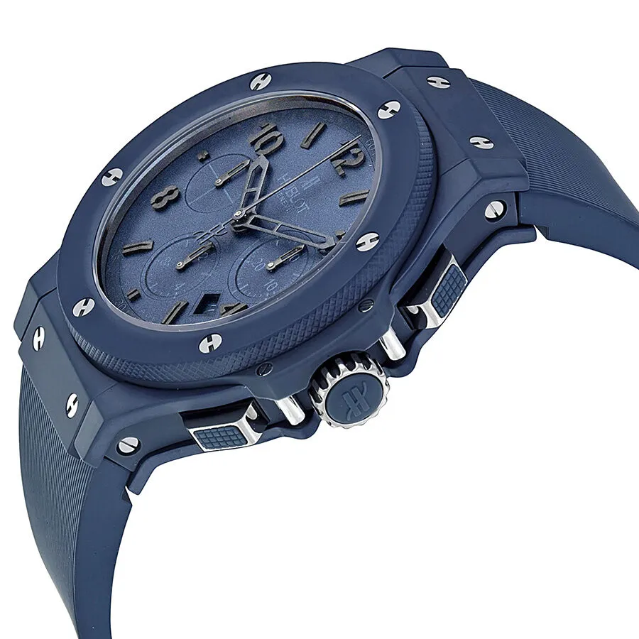 Hublot Big Bang Blue Dial Blue Ceramic Rubber Men's Watch 301EI5190RB 301.EI.5190.RB