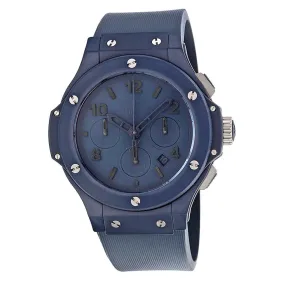 Hublot Big Bang Blue Dial Blue Ceramic Rubber Men's Watch 301EI5190RB 301.EI.5190.RB