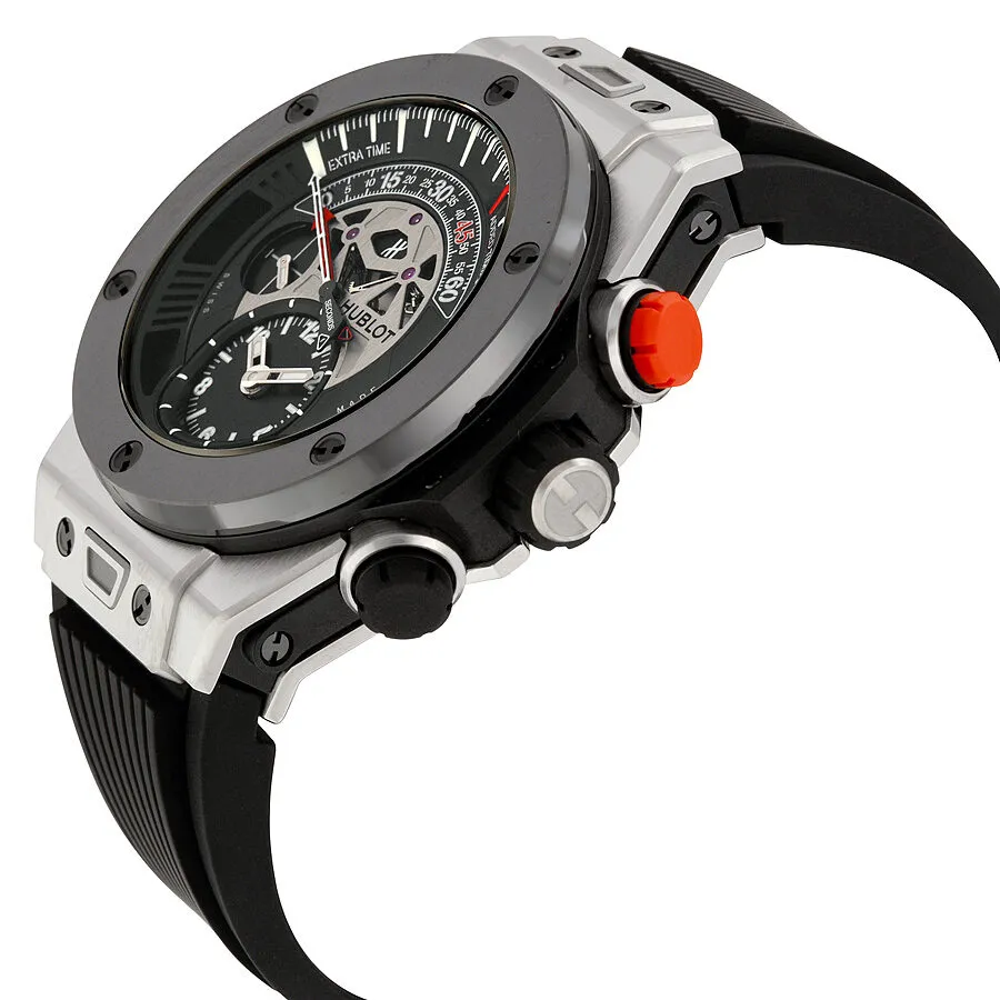 Hublot Big Bang Unico Bi-Retrograde Mat Black Dial Titanium Men's Watch 413.NM.1127.RX