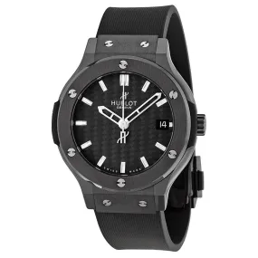 Hublot Classic Fusion Black Dial Black Rubber Strap Men's Watch 561.CM.1770.RX