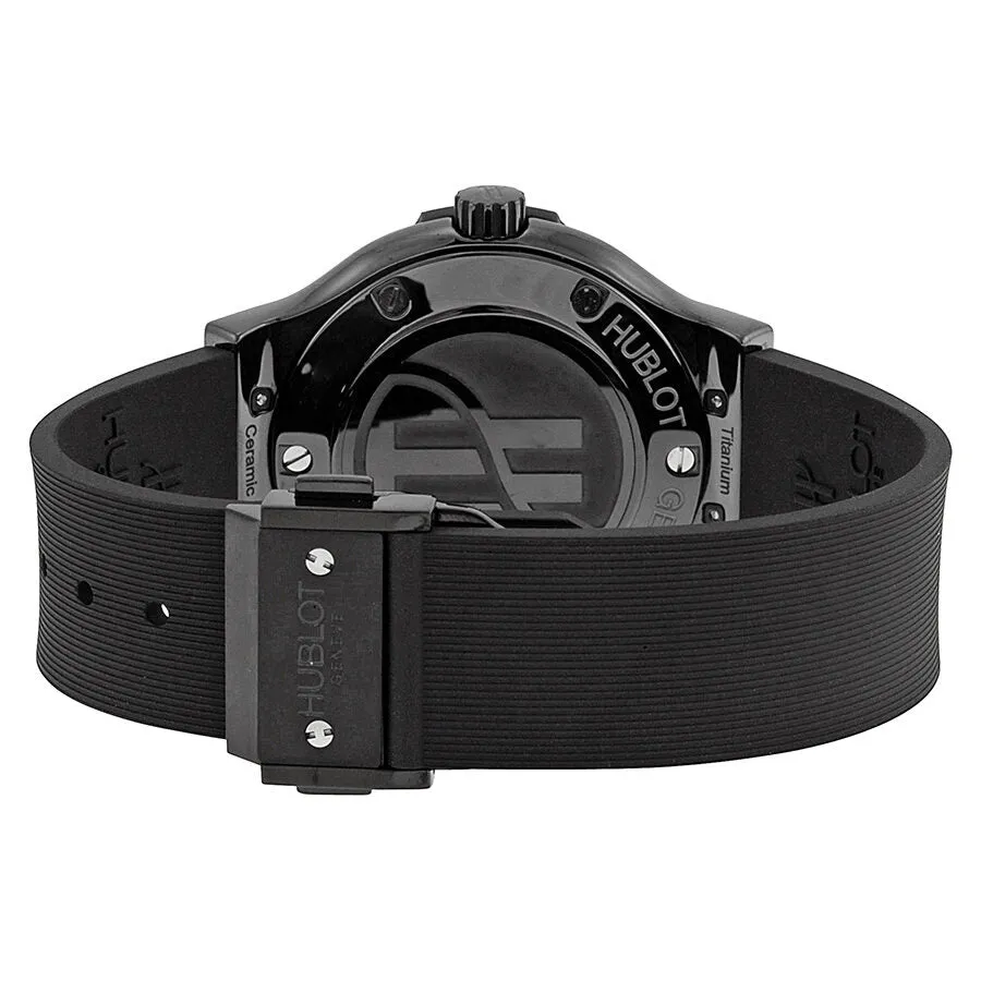 Hublot Classic Fusion Black Dial Black Rubber Strap Men's Watch 561.CM.1770.RX