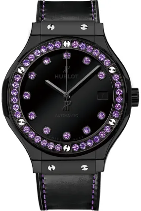 Hublot Classic Fusion Lacquered Black Dial Automatic Unisex Watch 565.CX.1210.VR.1205