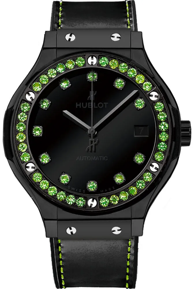Hublot Classic Fusion Lacquered Black Dial Automatic Unisex Watch 565.CX.1210.VR.1222