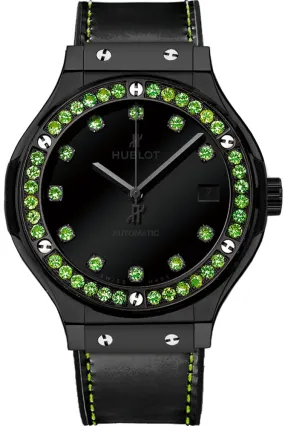 Hublot Classic Fusion Lacquered Black Dial Automatic Unisex Watch 565.CX.1210.VR.1222