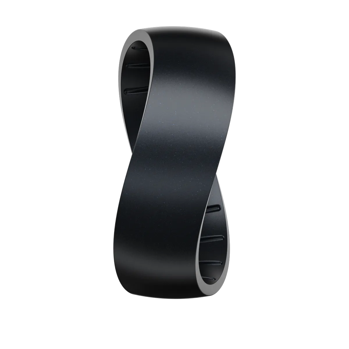 Hybrid Silicone Ring Inner - Black Pearl