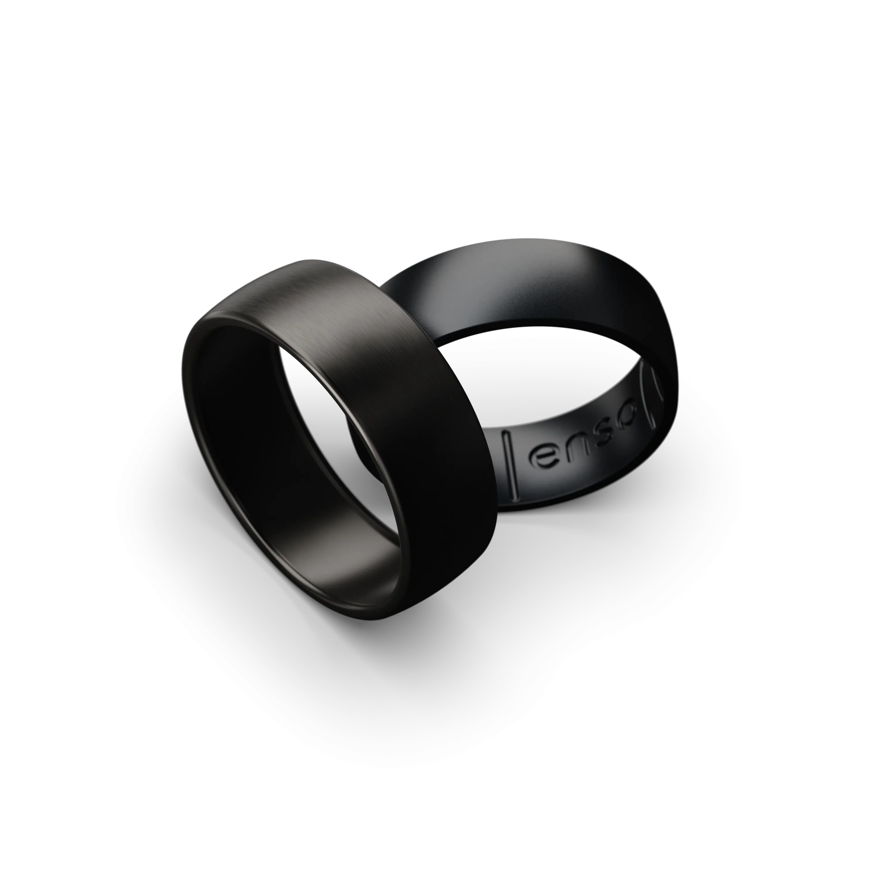 Hybrid Silicone Ring Inner - Black Pearl