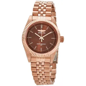 Invicta Specialty Brown Dial Rose Gold-tone Ladies Watch 29416