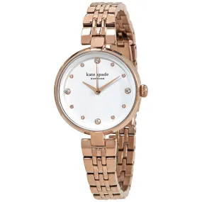 Kate Spade Annadale Quartz Crystal White Dial Ladies Watch KSW1594