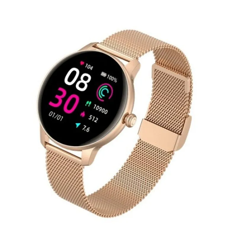 KIESLECT LADY SMART WATCH L11 GOLD WITH CHAIN
