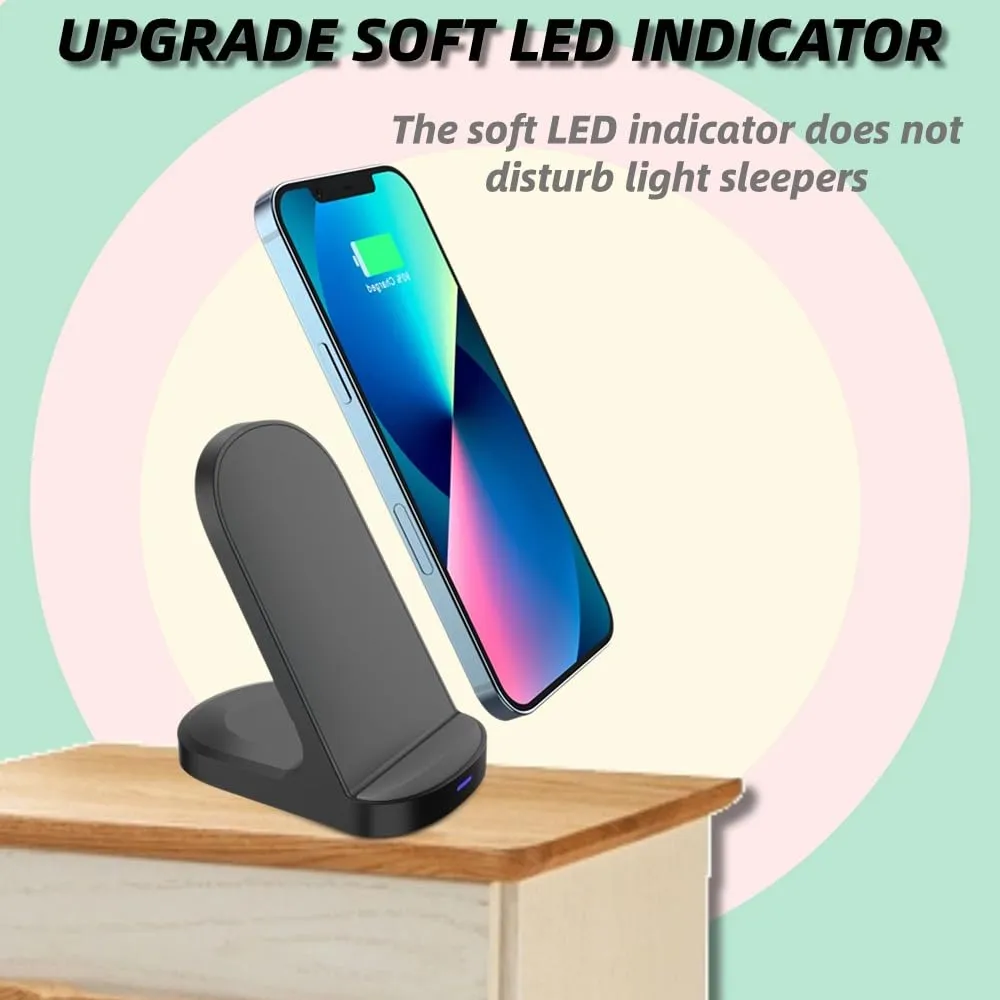 KLOKOL 15W Fast Wireless Charger for iPhone & Galaxy