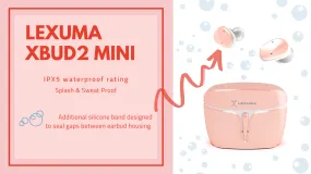 Lexuma XBud2 Mini True Wireless In-Ear Stereo Bluetooth 5.0 Sports Earbuds [With Charging Case]