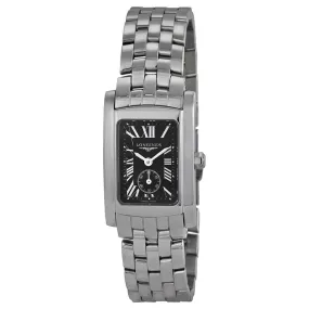 Longines Dolce Vita Black Dial Stainless Steel Ladies Watch L51554796 L5.155.4.79.6