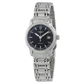 Longines Saint-Imier Black Dial Ladies Stainless Steel Watch L2.563.4.59.6