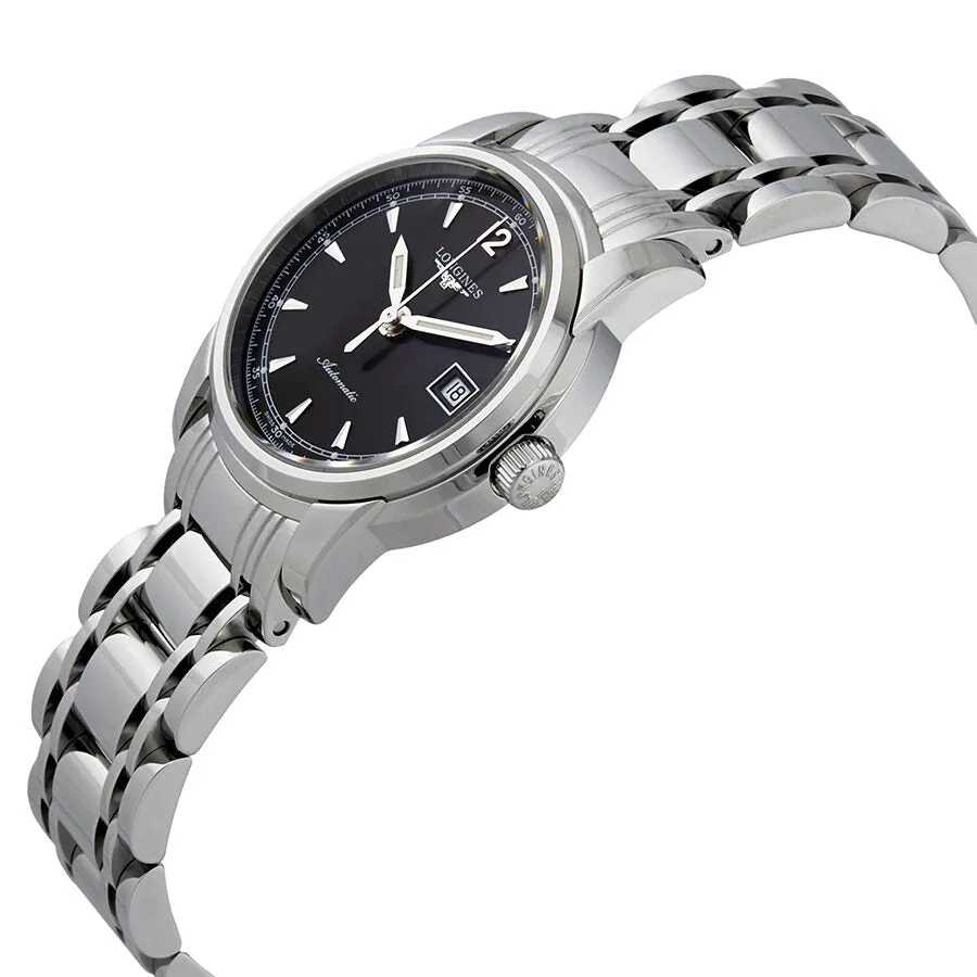 Longines Saint-Imier Black Dial Ladies Stainless Steel Watch L2.563.4.59.6