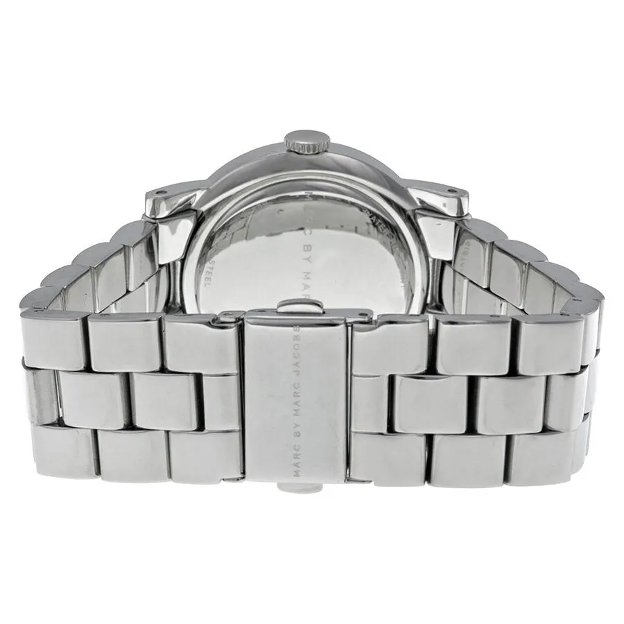 Marc By Marc Jacobs Red Dial Stainless Steel Ladies Amy Watch MBM3302