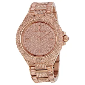 Michael Kors Camille Rose Dial Rose Gold-tone Ladies Watch MK5862