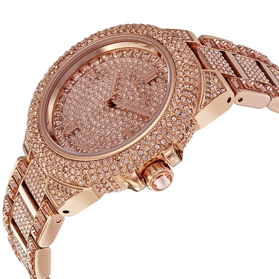 Michael Kors Camille Rose Dial Rose Gold-tone Ladies Watch MK5862