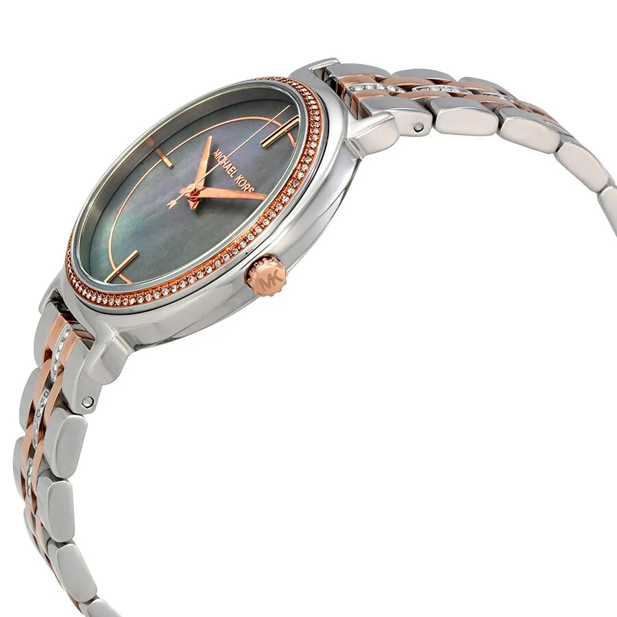 Michael Kors Cinthia Grey Mother of Pearl Ladies Watch MK3642